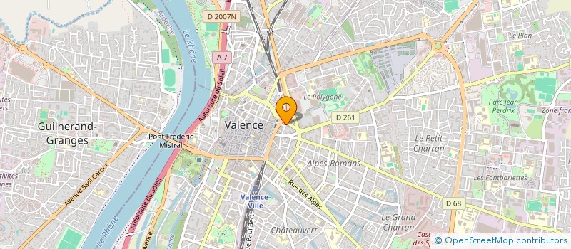 localisation de l'entreprise MONSIEUR ETIENNE DE CALMES à VALENCE