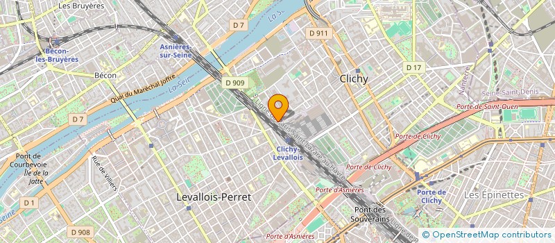 localisation de l'entreprise MONSIEUR ETIENNE DE KERMOYSAN à CLICHY