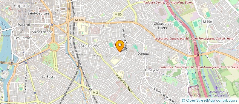 localisation de l'entreprise MONSIEUR ETIENNE DE LA BURGADE à TOULOUSE