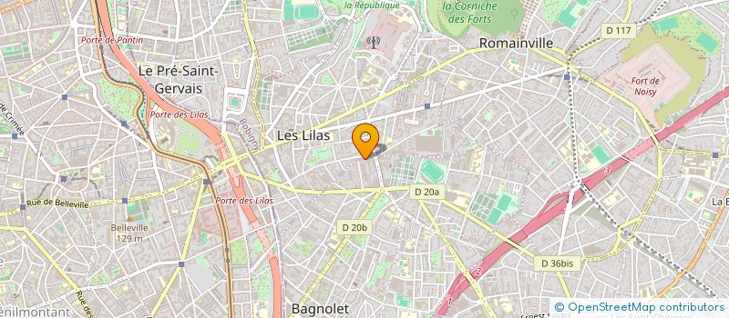 localisation de l'entreprise MONSIEUR ETIENNE DEBAUCHE à BAGNOLET