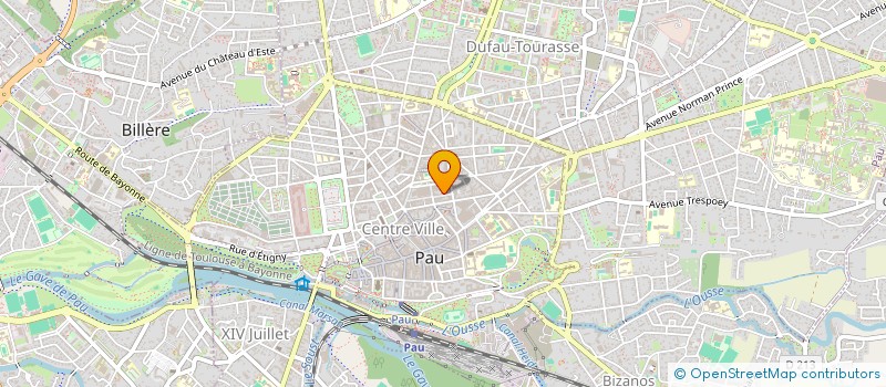 localisation de l'entreprise MONSIEUR ETIENNE DECLAIRIEUX à PAU