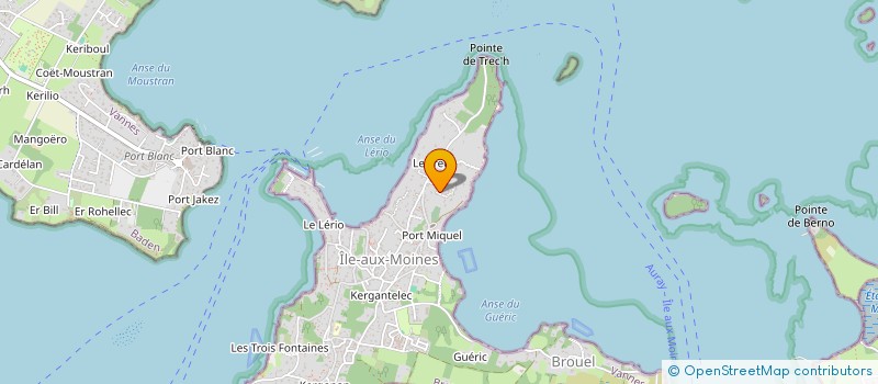 localisation de l'entreprise MONSIEUR ETIENNE DEHAU  ILE-AUX-MOINES