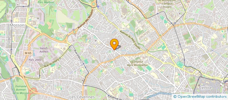 localisation de l'entreprise MONSIEUR ETIENNE DELABRE  MONTPELLIER