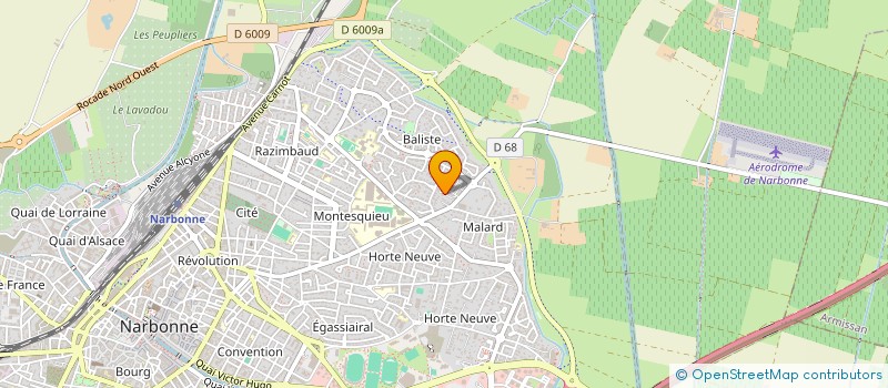 localisation de l'entreprise MONSIEUR ETIENNE DELACRUZ  NARBONNE