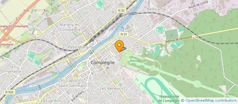 localisation de l'entreprise MONSIEUR ETIENNE DELAHAYE à COMPIEGNE