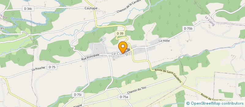 localisation de l'entreprise MONSIEUR ETIENNE DELANNOY  LE CUING