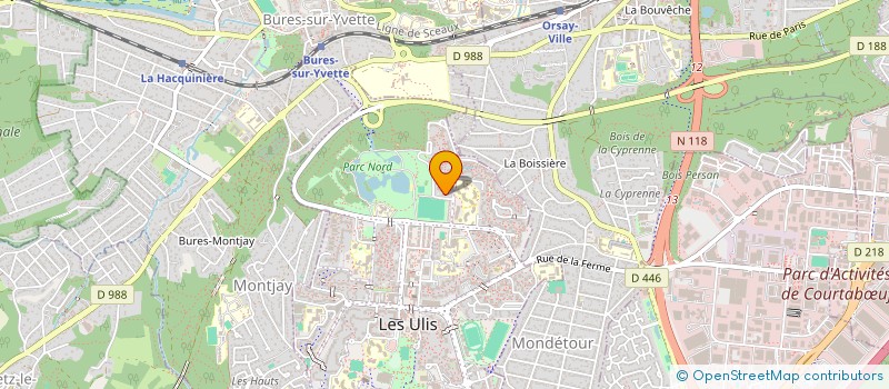 localisation de l'entreprise MONSIEUR ETIENNE DELVALLEZ  LES ULIS