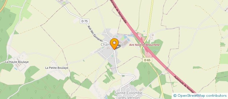 localisation de l'entreprise MONSIEUR ETIENNE DEMORY  CHAMPENARD