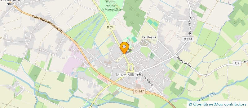localisation de l'entreprise MONSIEUR ETIENNE DENIAU à LOIRE-AUTHION