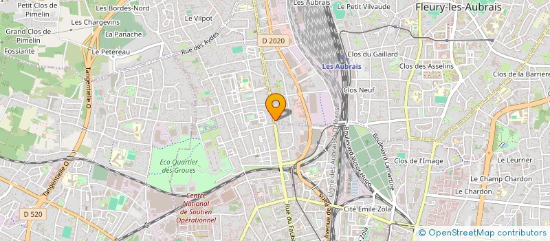 localisation de l'entreprise MONSIEUR ETIENNE DENIZOT à FLEURY LES AUBRAIS