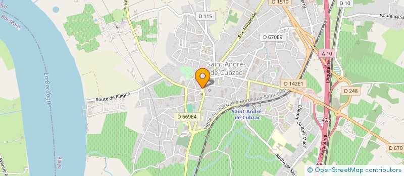 localisation de l'entreprise MONSIEUR ETIENNE DEROUINEAU  SAINT-ANDRE-DE-CUBZAC