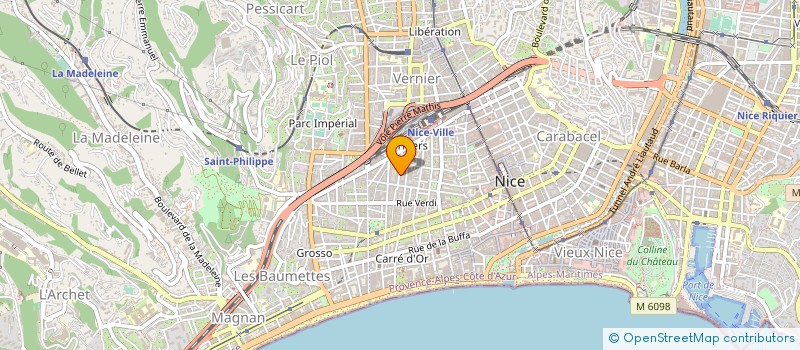 localisation de l'entreprise MONSIEUR ETIENNE DESCOINGS à NICE