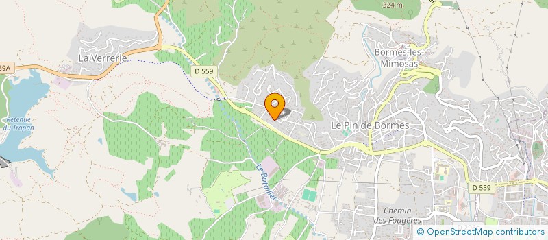 localisation de l'entreprise MONSIEUR ETIENNE DEVILLEE  BORMES-LES-MIMOSAS