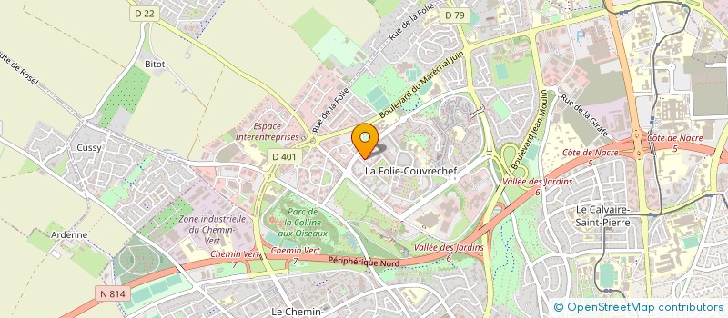 localisation de l'entreprise MONSIEUR ETIENNE DIESNIS à CAEN