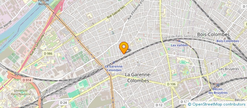 localisation de l'entreprise MONSIEUR ETIENNE DODANE  COLOMBES