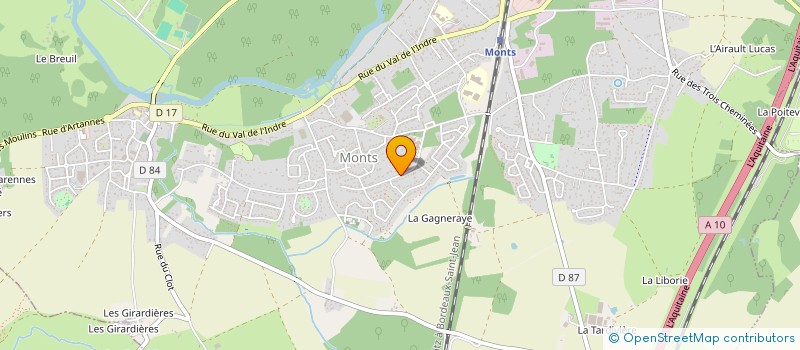 localisation de l'entreprise MONSIEUR ETIENNE DONNE  MONTS