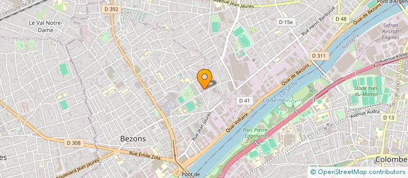 localisation de l'entreprise MONSIEUR ETIENNE DOUBLEAU  BEZONS