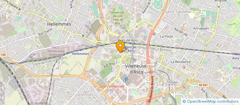 localisation de l'entreprise MONSIEUR ETIENNE DOUDOU à VILLENEUVE-D'ASCQ
