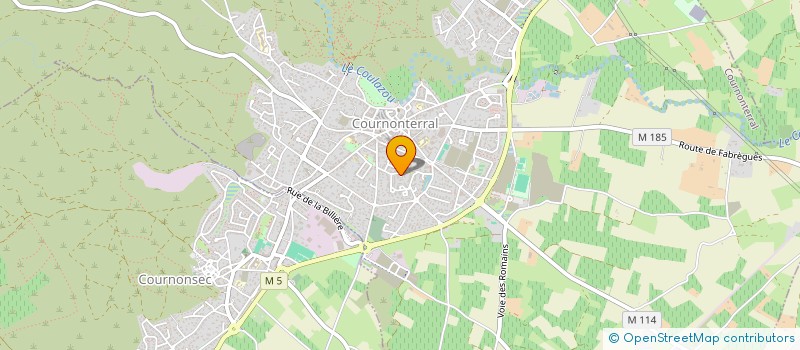 localisation de l'entreprise MONSIEUR ETIENNE DRU à COURNONTERRAL