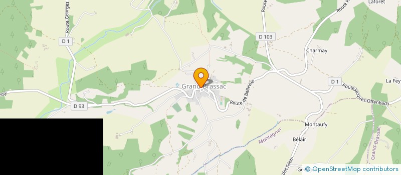 localisation de l'entreprise MONSIEUR ETIENNE DUBREUIL  GRAND-BRASSAC