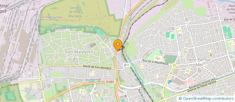 localisation de l'entreprise MONSIEUR ETIENNE DUBUISSON à DUNKERQUE