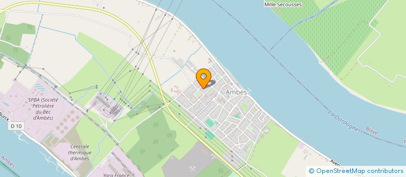 localisation de l'entreprise MONSIEUR ETIENNE DUCOS  AMBES