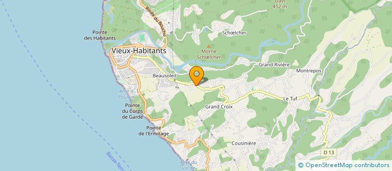 localisation de l'entreprise MONSIEUR ETIENNE DUFLO à VIEUX-HABITANTS