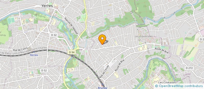 localisation de l'entreprise MONSIEUR ETIENNE DUPUIS  BRUNOY