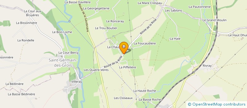 localisation de l'entreprise MONSIEUR ETIENNE DUVEAU  SABLONS-SUR-HUISNE