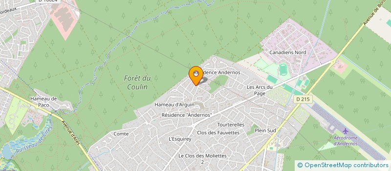 localisation de l'entreprise MONSIEUR ETIENNE DUVERNE  ANDERNOS-LES-BAINS