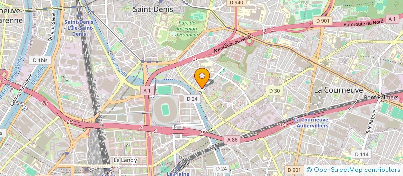 localisation de l'entreprise MONSIEUR ETIENNE EGLOFFE  SAINT DENIS