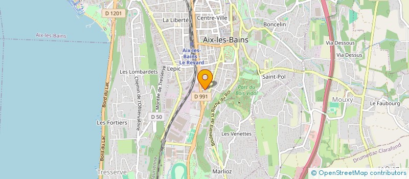 localisation de l'entreprise MONSIEUR ETIENNE ELEKES  AIX-LES-BAINS