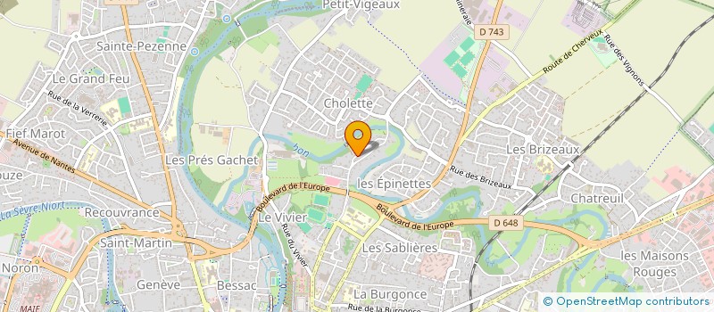 localisation de l'entreprise MONSIEUR ETIENNE ELOUNGOU  NIORT