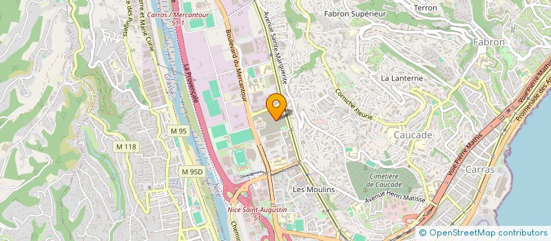 localisation de l'entreprise MONSIEUR ETIENNE ESCLAPEZ  NICE