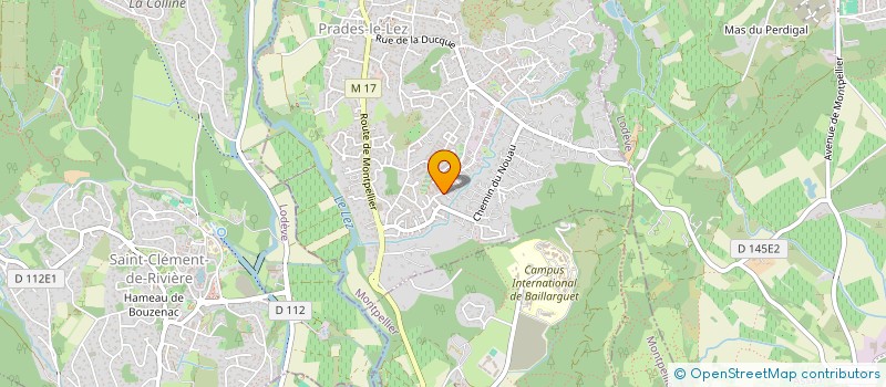 localisation de l'entreprise MONSIEUR ETIENNE ESMENJAUD  PRADES-LE-LEZ