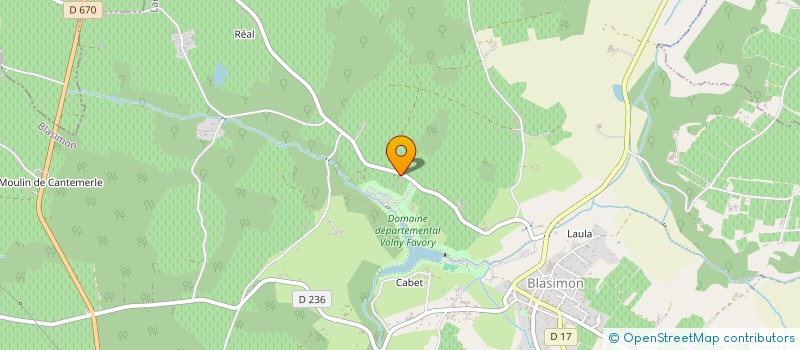 localisation de l'entreprise MONSIEUR ETIENNE ESTRADE  BLASIMON