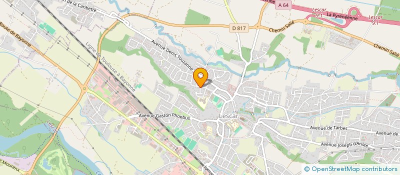 localisation de l'entreprise MONSIEUR ETIENNE FAROUX  LESCAR