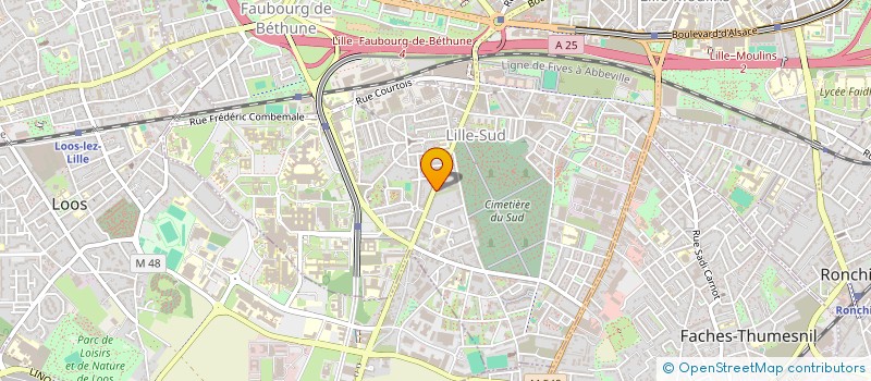 localisation de l'entreprise MONSIEUR ETIENNE FAUQUET à LILLE
