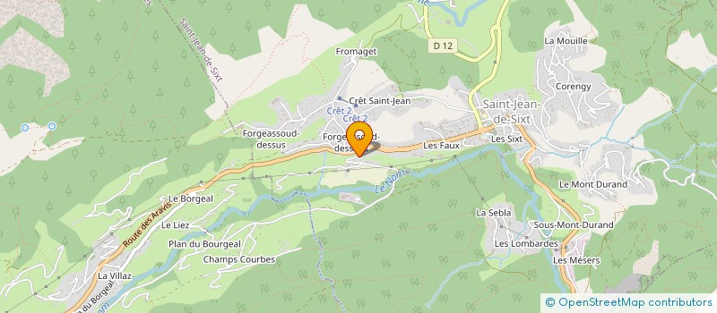 localisation de l'entreprise MONSIEUR ETIENNE FAVRE BULLE à LE GRAND-BORNAND
