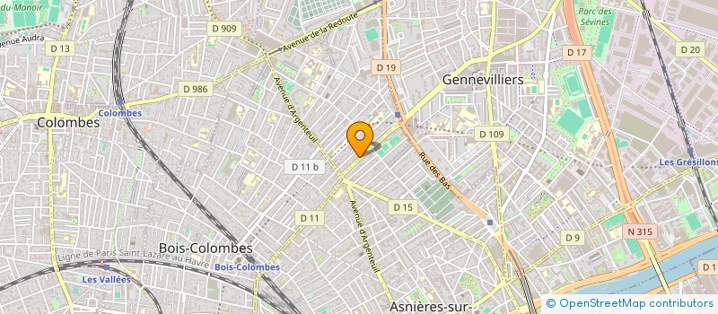 localisation de l'entreprise MONSIEUR ETIENNE FAVREAU  ASNIERES-SUR-SEINE