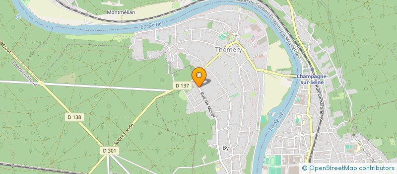 localisation de l'entreprise MONSIEUR ETIENNE FITTING  THOMERY