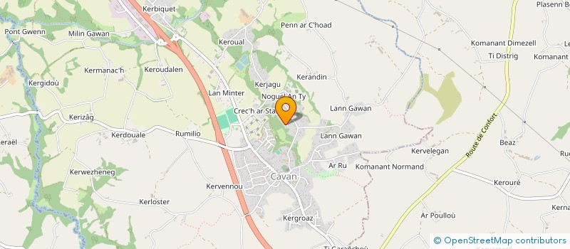 localisation de l'entreprise MONSIEUR ETIENNE FOMEL  CAVAN