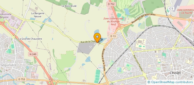 localisation de l'entreprise MONSIEUR ETIENNE FOULONNEAU à CHOLET