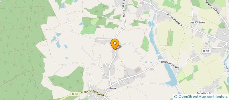 localisation de l'entreprise MONSIEUR ETIENNE FOURNER  SAINT MARTIN D'AUXIGNY