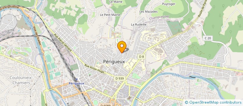 localisation de l'entreprise MONSIEUR ETIENNE FOUSS à PERIGUEUX