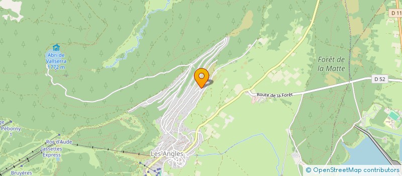 localisation de l'entreprise MONSIEUR ETIENNE FRANCOIS  LES ANGLES