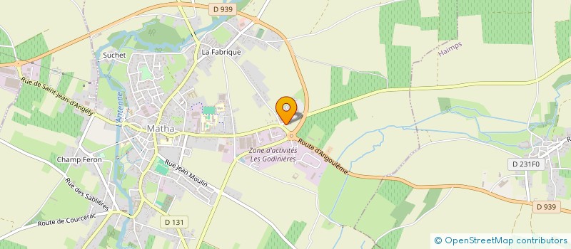 localisation de l'entreprise MONSIEUR ETIENNE FROUIN  MATHA