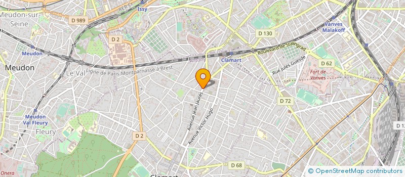 localisation de l'entreprise MONSIEUR ETIENNE GABELLA à CLAMART
