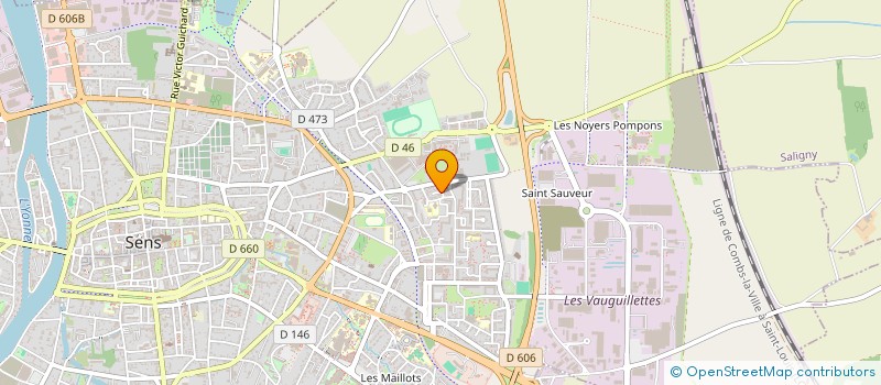 localisation de l'entreprise MONSIEUR ETIENNE GAILLARD  SENS