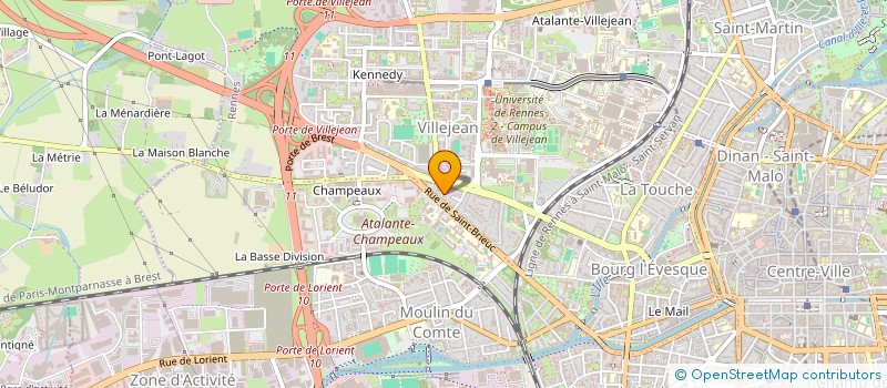 localisation de l'entreprise MONSIEUR ETIENNE GAMON  RENNES